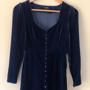 Royal blue princess dress.